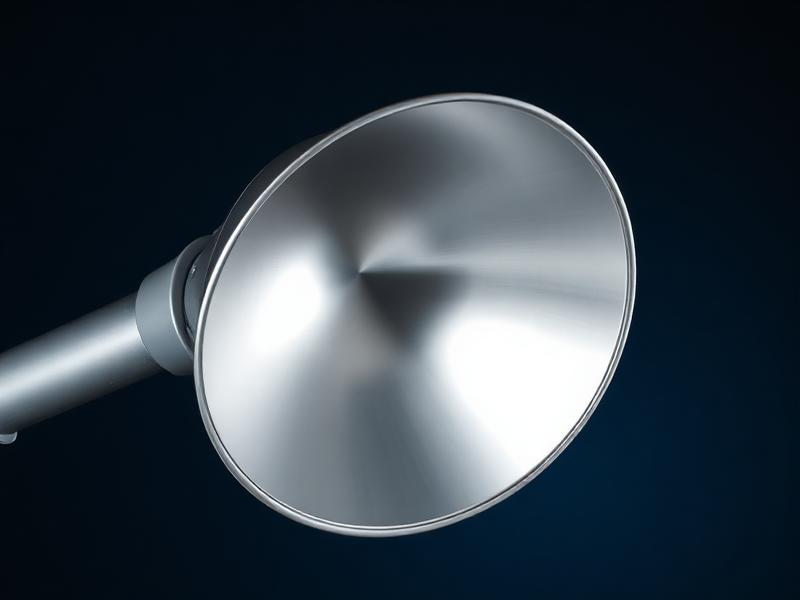 Defletor refletor de alumínio polido para luminária pública